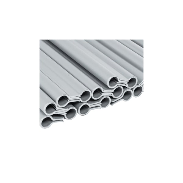 Clips for screen strips SOLID- light grey