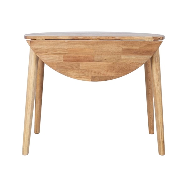 Drop leaf bord BIRKA D90xH75cm, ek
