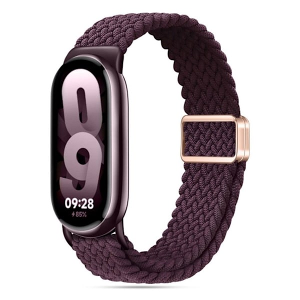 Tech-Protect klokkerem NylonMag Xiaomi Smart Band 8/9, mørk kirsebær