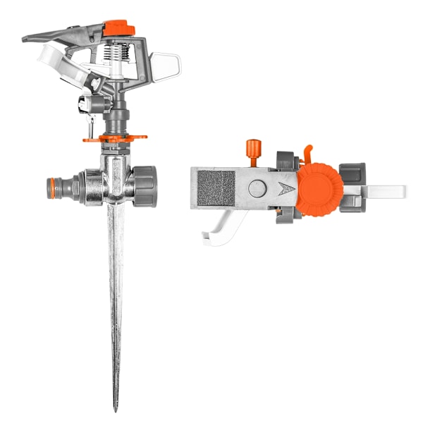 Sæt med 3 produkter. WHITE LINE Pulserende sprinkler på metalspyd