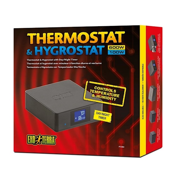 Exo Terra Thermostat & Hygrostat with Timer
