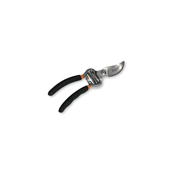 Ergonomisk prunner 8" KOLSTÅL Svart