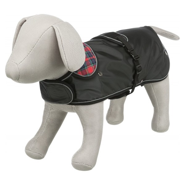 Hermy frakke, s: 43 cm, sort/rød, Trixie