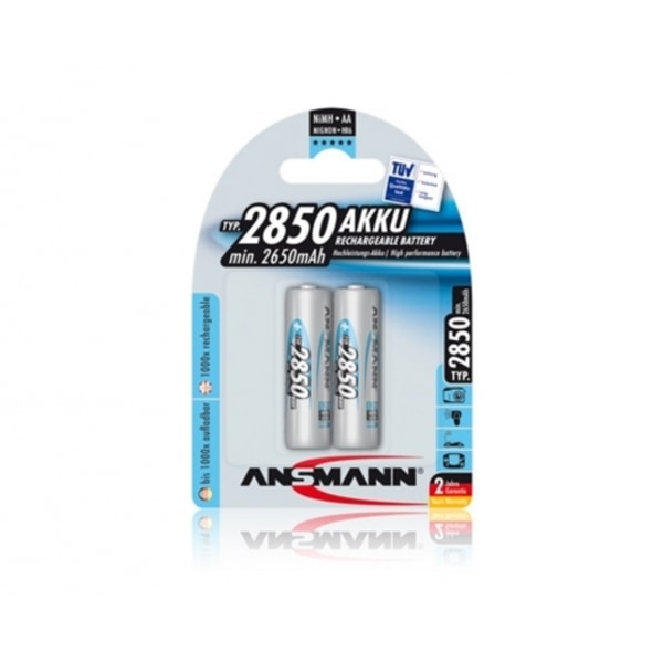 Batteri AA NiMH 2x2850mAh, Ansmann