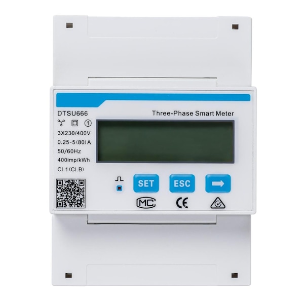 SUNGROW, SEM DTSU666 80A trefas smart mätare, BB002821