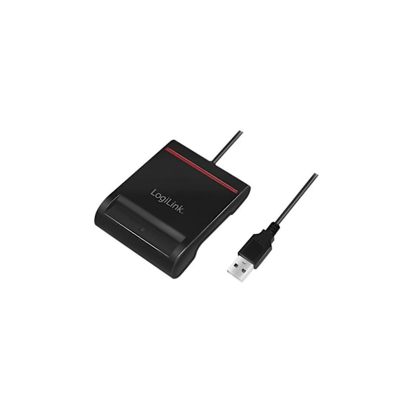Logilink, kortleser, USB 2.0 kortleser, for smart ID, CR0047