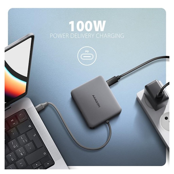AXAGON, USB-C 5 Gbps SuperSpeed ​​5in1 Hub, HMC-5HL