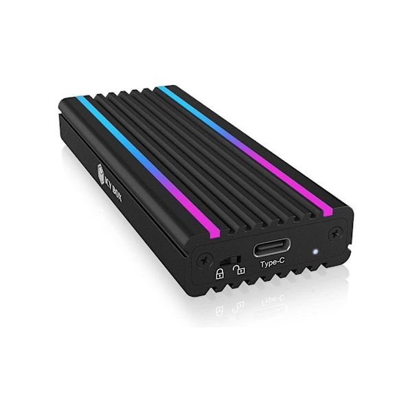 Raidsonic, Icy box, IB-1824ML-C31 kabinet til 1x NVMe Sort