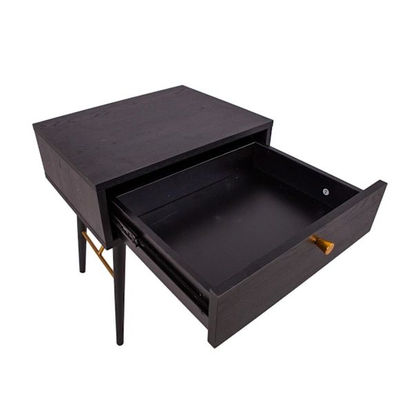 Nattduksbord LUXEMBOURG 45x35xH50cm, svart