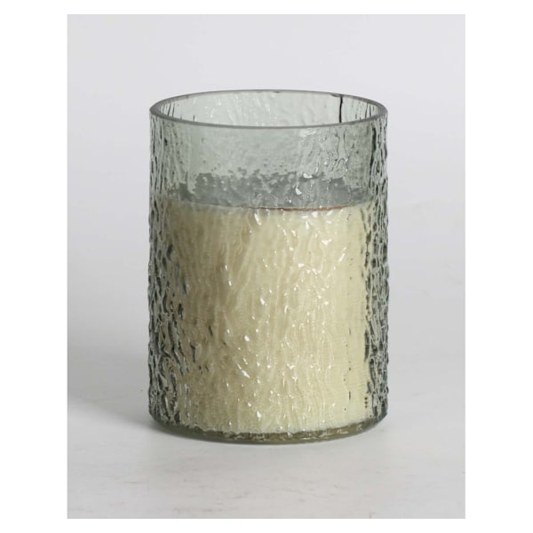 Doftljus i glas NATURE GREEN H13cm, Evergreen