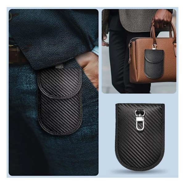 Tech-Protect key pouch RFID Signal Blocker KLR100, carbon