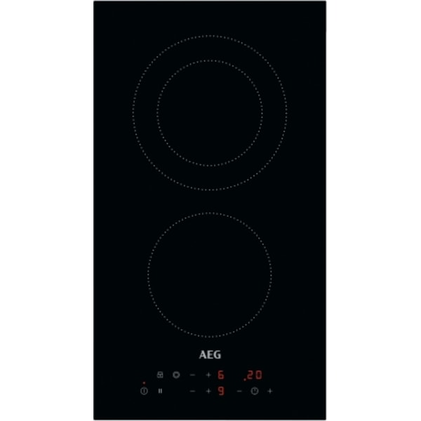 Indbygget keramisk kogeplade HRB32310CB, AEG Sort