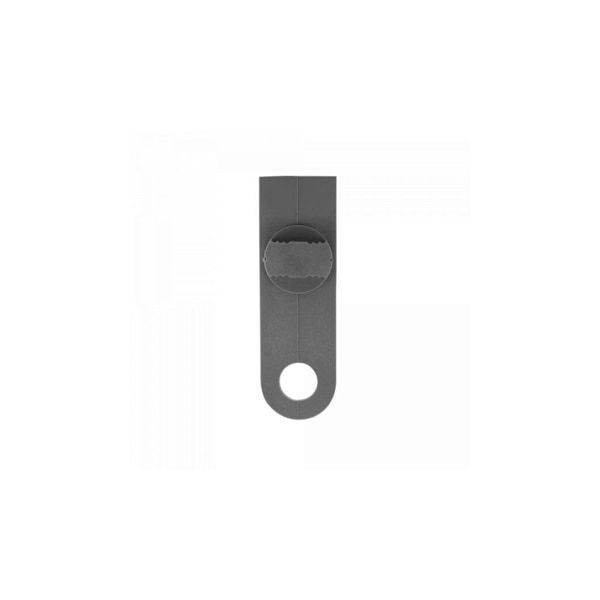 BUNGEE CORD CLIPS ruuvattava tyyppi asennusrenkaalla (8 kpl) harmaa