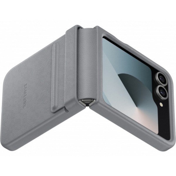 Klaff ECO-skinnveske EF-VF741PJE Flip6 (grå), Samsung
