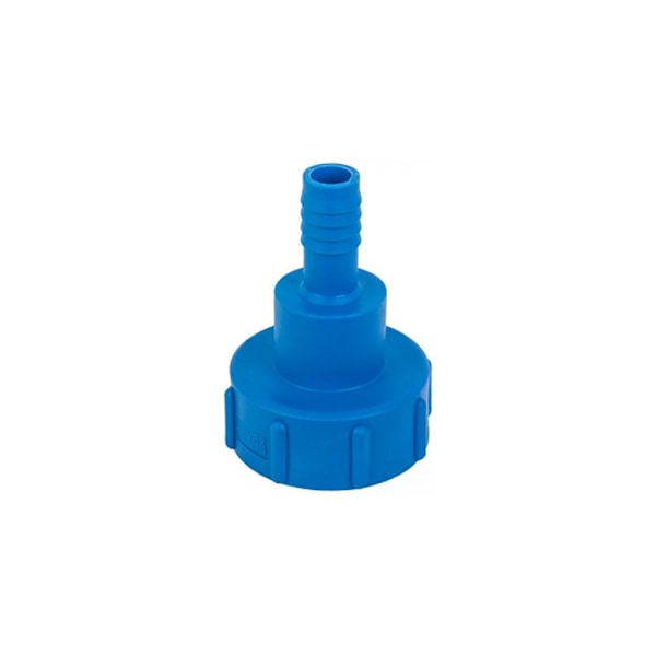 IBC-adapter S60x6 Hun x ¾" slangehale Blue