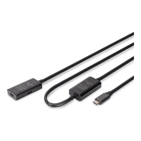 Digitus, USB-C til USB-C, Active USB 3.2 Gen1 5G forlængerkabel, DA-73109