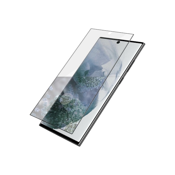 PanzerGlass, Samsung, Galaxy S22 Ultra, Herdet glass, Svart, Dekselvennlig. Kompatibel med ultrasonisk fingeravtrykksensor. 100 % berøringsfølsomhet.