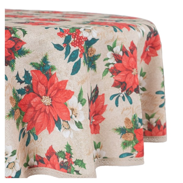Bordmatte VINTERBLOMSTER D170cm, julestjerner