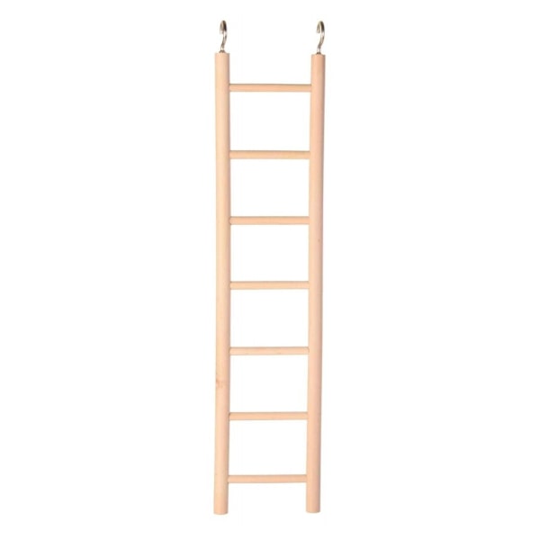 Legetøj til papegøjer træstige, 8 trin/36 cm