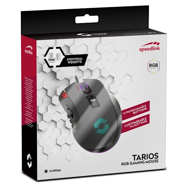 Speedlink mus Tarios, sort (SL-680012-BK)