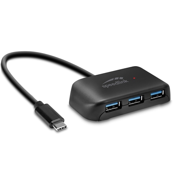 Speedlink USB-hubb Snappy Evo USB-C 4-portar (SL-140202)