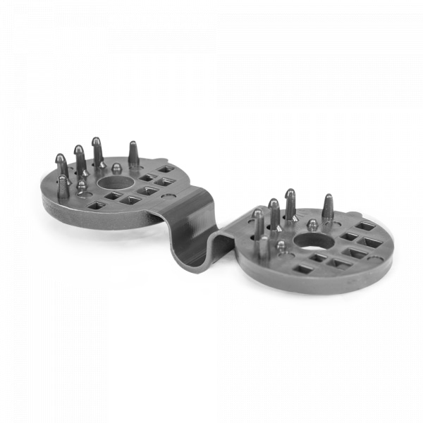 BUNGEE CORD CLIPS klemmeklemme - løs (50 stk) grå