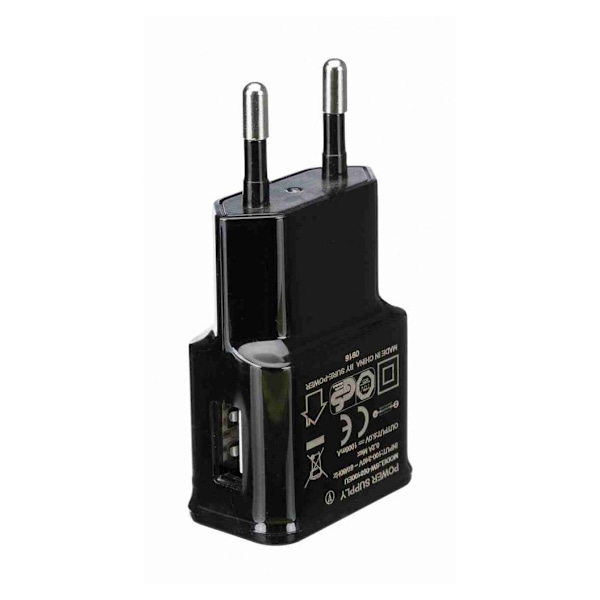 USB-adapter, 3,7 × 7 cm, sort