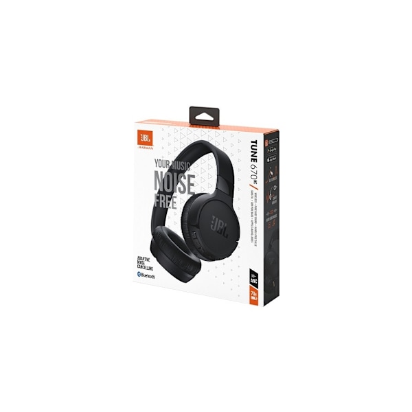 JBL trådløst headset Tune 670NC, sort