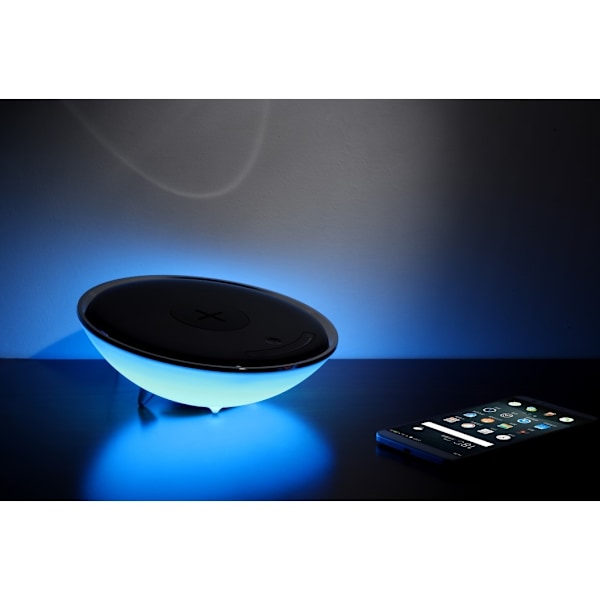 Platinet bordslampa med QI laddare PDLU1 10W (43887)