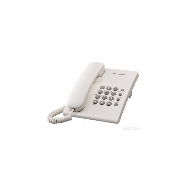 Puhelin Single, KX-TS500FXW (VALKOINEN), Panasonic