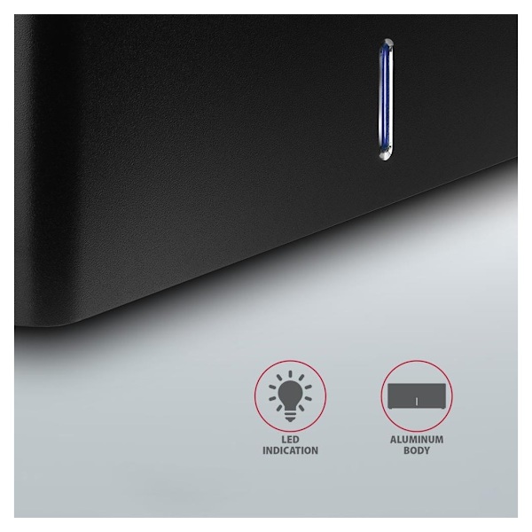 AXAGON, USB 3.0-1x SATA 6G HDD dockstation, sort, ADSA-SN