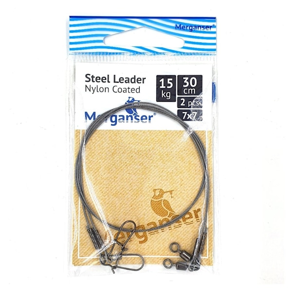 Stålledare, 7x7 spikklädd, 15 kg, 30 cm, 2 st, Merganser