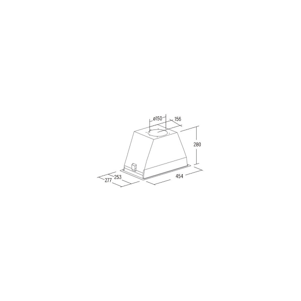 CATA, Emhætte, GT-PLUS 45 WH/M