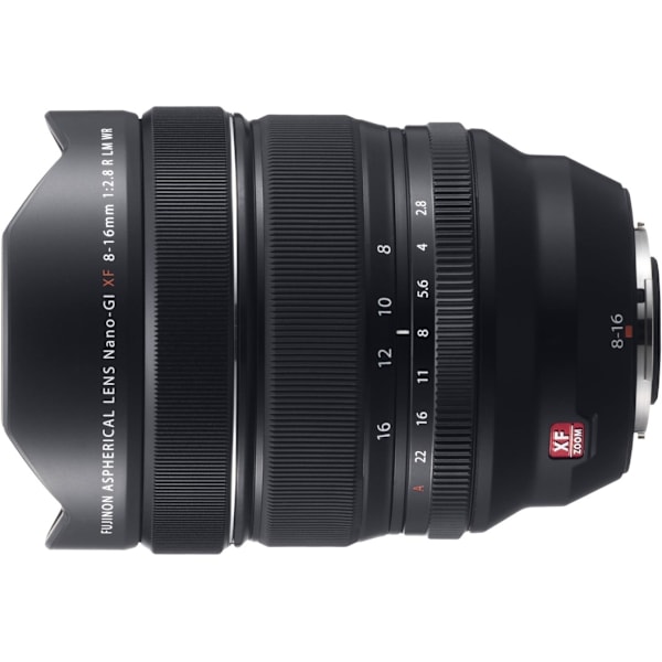 Fujinon XF 8-16mm f/2.8 R LM WR objektiv Sort