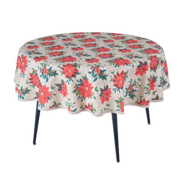 Bordmatte VINTERBLOMSTER D170cm, julestjerner