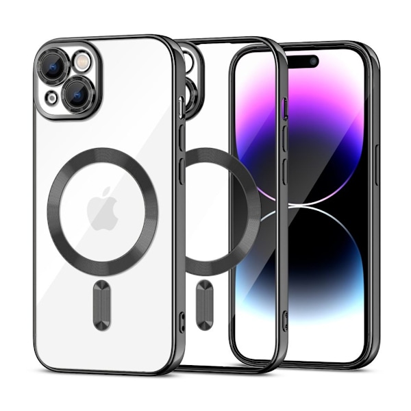 Tech-Protect kotelo MagShine MagSafe Apple iPhone 15, musta