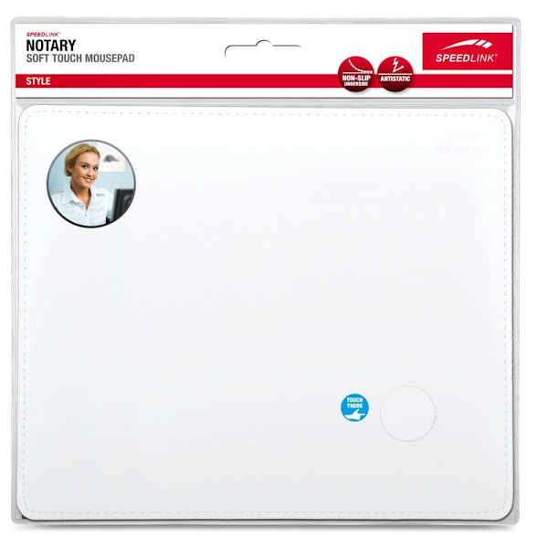Speedlink musematte Notarius, hvit (SL-6243-LWT)