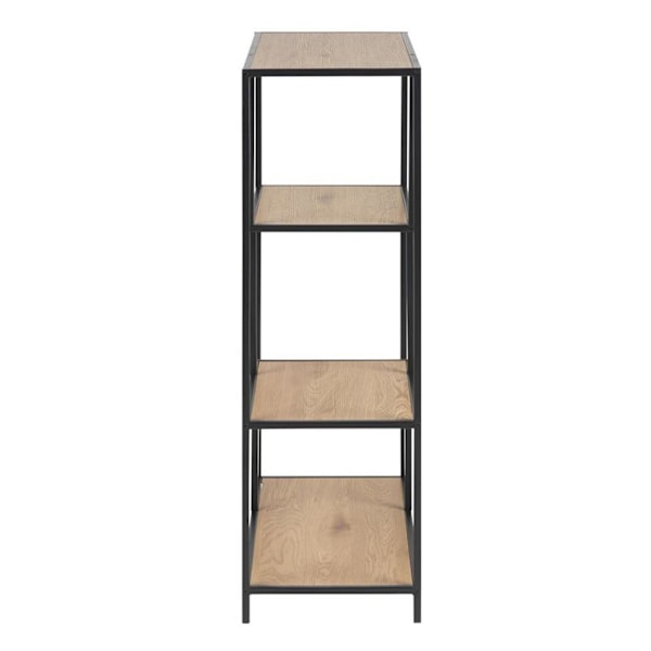 Hylle SEAFORD 77x35xH114cm, vill eik