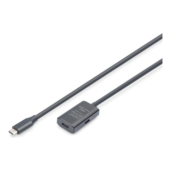 Digitus, USB-C till USB-C, Active USB 3.2 Gen1 5G förlängningskabel, DA-73108