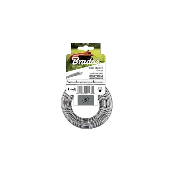 Trimmerline RIPPER DUAL, firkantet 2,0mm x 50m - kort