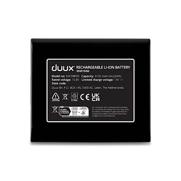 Duux, Dock + batteripakke 10,8 V til Duux Whisper Flex, DXCFBP05
