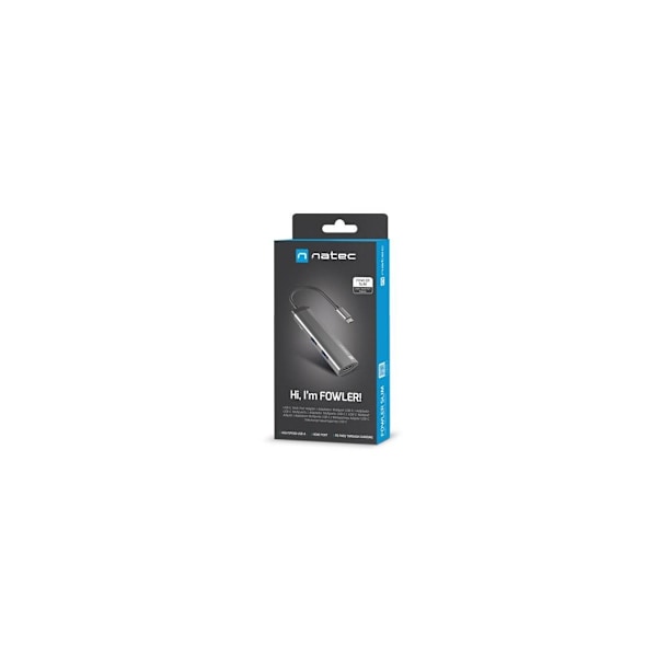 Natec, USB-hub, Multi-Port Adapter, Fowler Slim