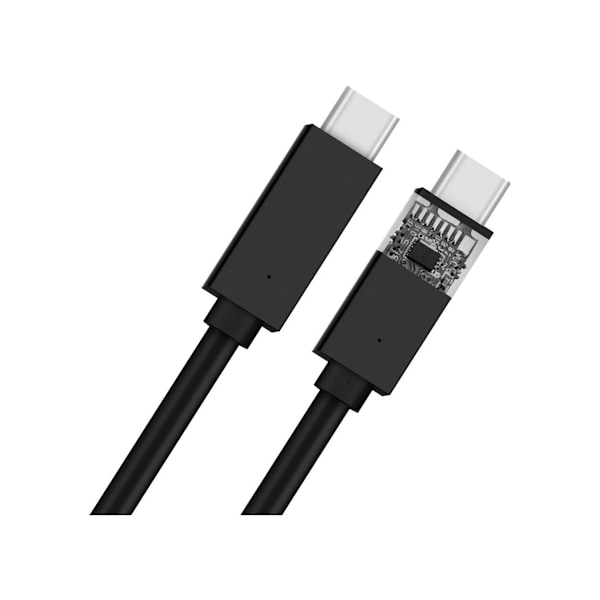 Platinetkabel USB-C - USB-C 5A 100W 2m, svart (45579)