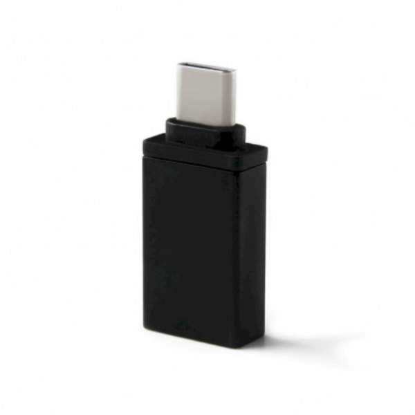 USB-kaapelit ja laturit, OTG-sovitin Type-C - USB 3.0 Black (OEM), fuusiotarvikkeet