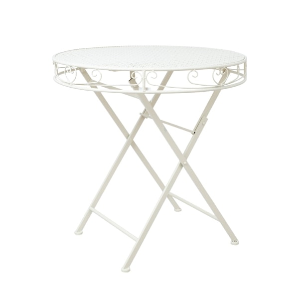 Pöytä SANDY D70xH73cm, antiikkivalkoinen