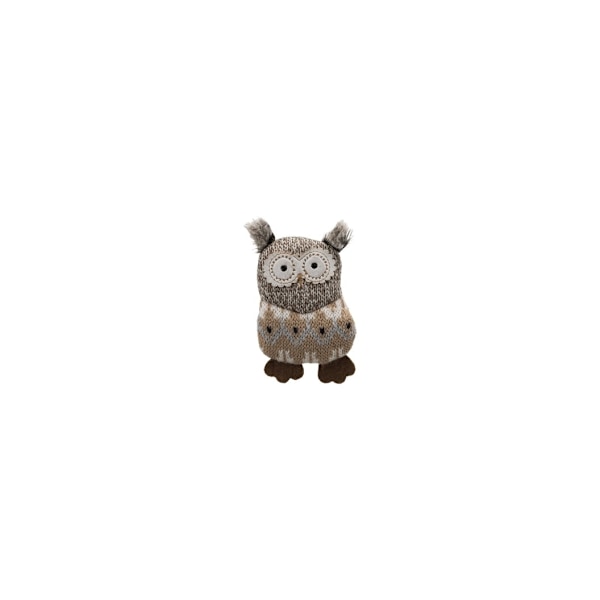 Leksak för katt Uggla, polyester/plast, 11 cm