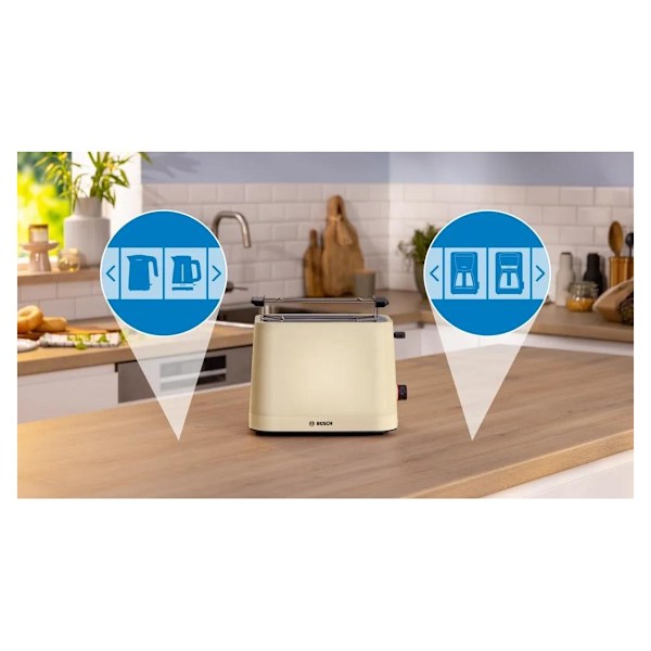 Bosch, kompakti leivänpaahdin, TAT3M127 MyMoment