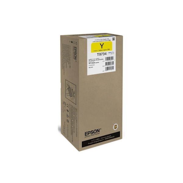 Epson, Epson T9734 - XL storlek - gul - original - bläckpack, Epson DURABrite Pro, T97340N