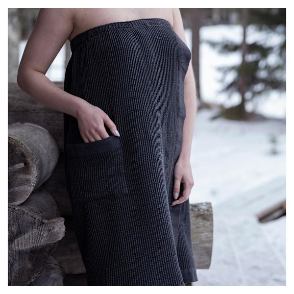 Sarong RENTO GREY 85x145cm
