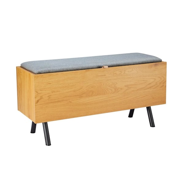Hall bænk AALBORG 90x32xH46cm, eg
